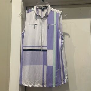 Sleeveless golf top